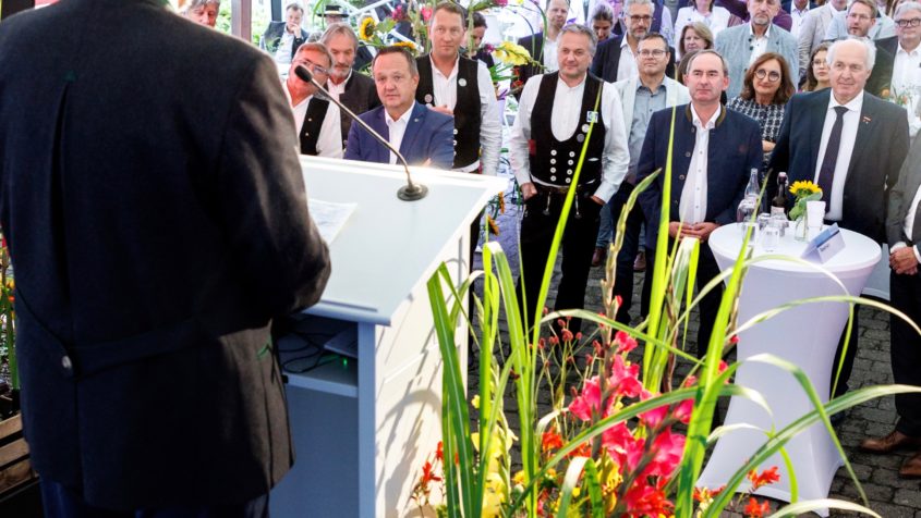 Ministerpräsident Dr. Markus Söder hält eine Rede beim Sommerempfang der Handwerkskammer für München und Oberbayern.