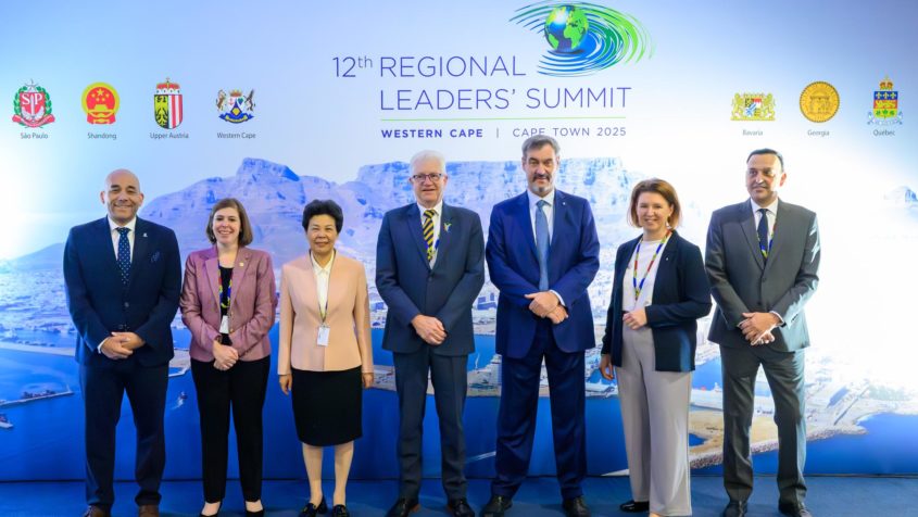 Gruppenbild mit Ministerpräsident Dr. Markus Söder, Westkaps ...