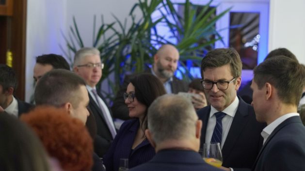 Weihnachtsempfang im B&uuml;ro des Freistaats Bayern in der Ukraine. &copy; Photo by Yermak