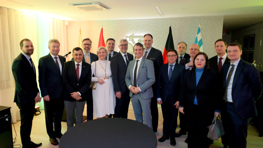 Der Empfang anlässlich des Nationalfeiertags der Republik Litauen ...